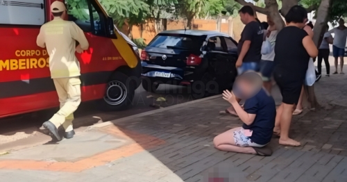 Menina de 1 ano que caiu da janela de edifício sofreu parada cardiorrespiratória