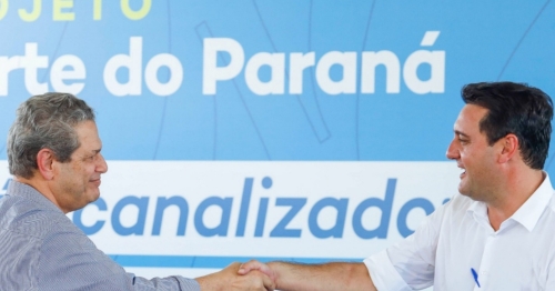Em Maringá, governador anuncia pavimento rígido nas obras do Contorno Sul