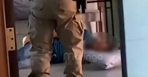 Homem é preso em flagrante após invadir casa e dormir no local em Maringá