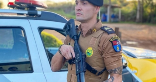 Tenente da PM morre ao sofrer acidente de moto durante tarde no Paraná