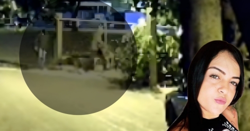 Câmera de segurança registrou o momento em que criminosos invadiram casa e executaram mulher em Sarandi