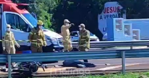 Motociclista morre ao se envolver em colisão com carreta na PR-323