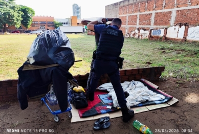 foto de Operação Ordem Pública fiscaliza locais que ficam moradores de rua em Maringá
