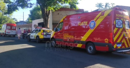 Mulher acaba esfaqueada e homem preso em Maringá
