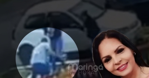 Vídeo mostra momento em que mulher corre para não morrer, mas acaba caindo e sendo esfaqueada por diversas vezes pelo ex no Paraná