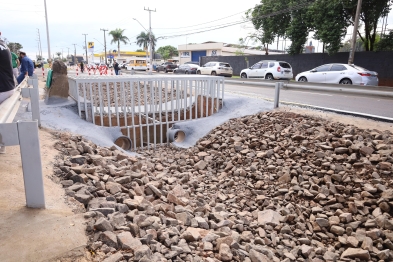 foto de Prefeitura entrega obras de drenagem na Avenida Morangueira e soluciona problema histórico de alagamentos