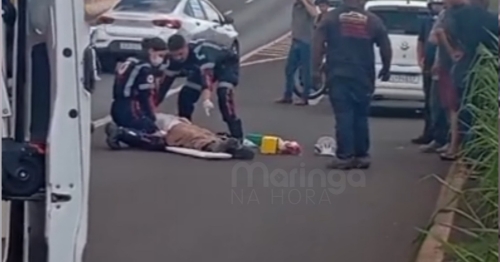 Idoso fica em estado grave após ser atropelado na PR-323