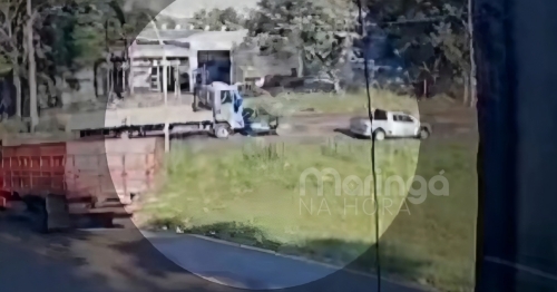 Vídeo mostra o momento exato de acidente que matou duas pessoas em Maringá