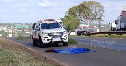 Homem morre atropelado na BR-376 em Maringá