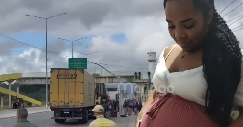 Morre grávida atropelada por caminhão dos Correios enquanto ia a consulta médica