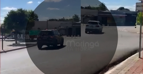Após intensa perseguição com início em Maringá, veículo trasportando cigarros é apreendido pela PRF; VÍDEO 
