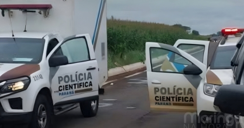 Acidente entre carro e caminhonete deixa dois mortos na PR-323
