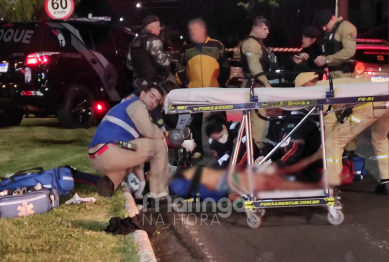 foto de Jovem é atingido por tiros após avançar contra policiais em Maringá