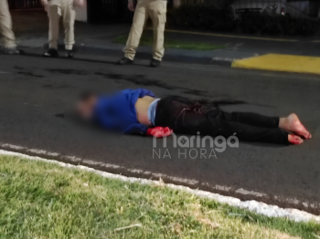 foto de Jovem é atingido por tiros após avançar contra policiais em Maringá