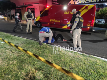 foto de Jovem é atingido por tiros após avançar contra policiais em Maringá