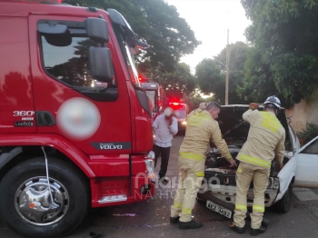 foto de Motorista foge após colisão com caminhão e abandona passageiro ferido em Maringá