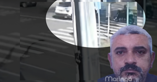 Câmera registra acidente que matou motociclista em Maringá; vítima seguia para o trabalho
