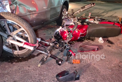 foto de Câmera flagra acidente grave que deixa adolescente em estado crítico em Maringá