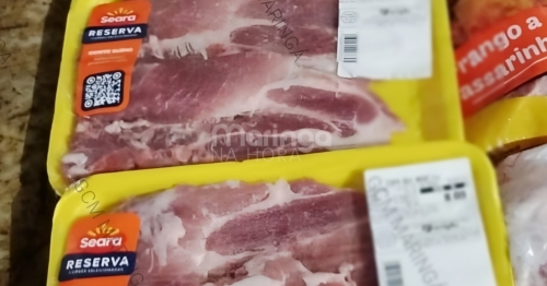 Reincidente da carne: homem furta pela 3ª vez no mesmo mercado e vai parar na delegacia em Maringá