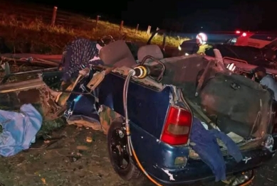 foto de Acidente grave na BR-376 resulta em uma morte e dois feridos