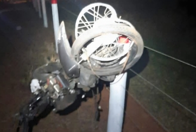 foto de Violenta batida na traseira de motoneta mata jovem de 23 anos no Noroeste do PR