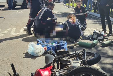 foto de Motociclista de 28 anos morre após colidir na traseira de caminhão em Maringá