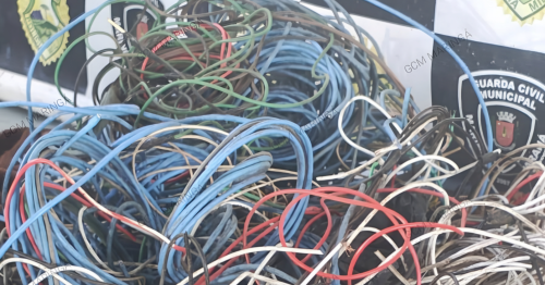 Dupla é presa por furto de fios de cobre após ser flagrada por câmeras de segurança em Maringá