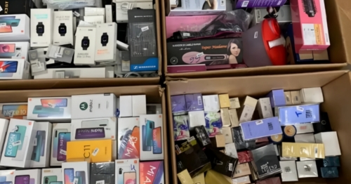 Produtos apreendidos pela Receita Federal serão vendidos em bazar em Maringá