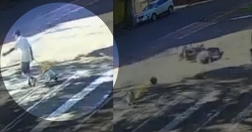 Idoso é atropelado por moto ao atravessar na faixa de pedestres em Maringá; ele voltava do supermercado