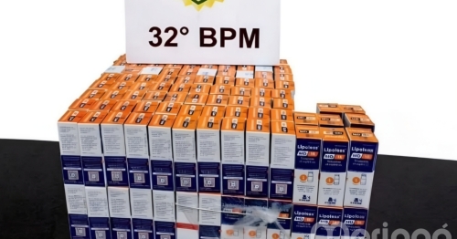 Tentou correr, mas largou a dieta: 32º BPM apreende 217 frascos de tirzepatina na região de Maringá