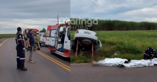 Acidente grave interrompe viagem de família e deixa vítimas fatais na região de Maringá