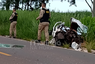 foto de Manhã de tragédia: casal perde a vida em grave acidente na PR-317