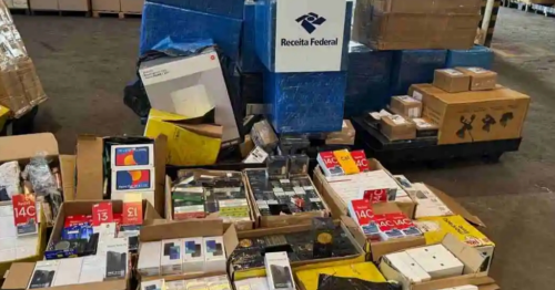 Bazar na Receita Federal no Shopping Cidade oferece mercadorias abaixo do mercado