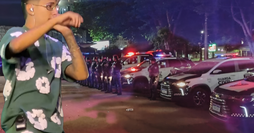 Spray de pimenta é usado para conter brigas após show de MC Jacaré em Maringá