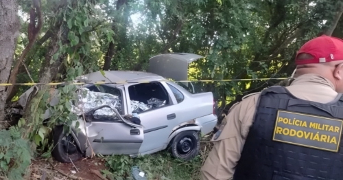 Três jovens morrem após violenta batida em rodovia no Paraná