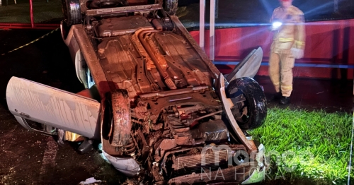 Acidente com capivara termina em morte na BR-376; filho do motorista fica ferido