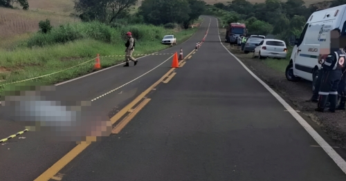 Caminhoneiro morre depois de ser atingido pelo próprio veículo em rodovia do Paraná