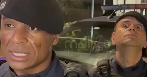 Guarda chama atenção durante ação da ROMU que terminou com cinco presos no Paraná