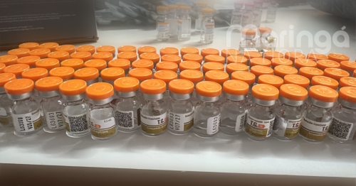 ROTAM do BPRv apreende 98 ampolas de emagrecedores e mercadorias do Paraguai na PR-323