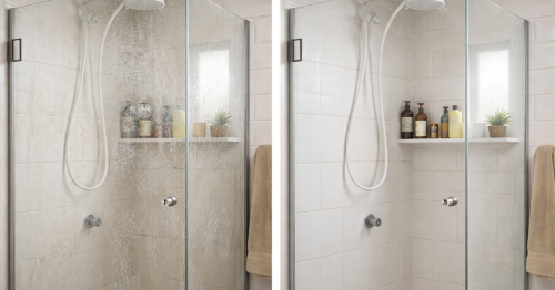 Dois ingredientes e um resultado incrível: veja como limpar o box do banheiro