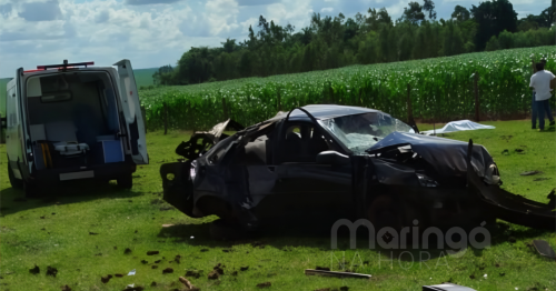 Capotamento violento deixa uma mulher morta e dois feridos na região