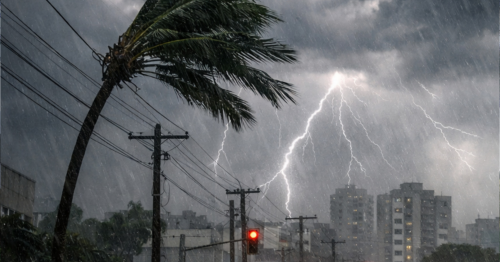 Alerta de chuva no Paraná: temporais chegam no fim da tarde e avançam à noite neste sábado (23); veja as regiões