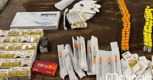 Estudantes de medicina são flagrados com 263 ampolas de tirzepatida ocultas em painel de veículo
