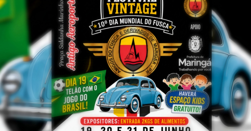 Maringá volta ao passado com o 1º Festival Vintage do Fusca