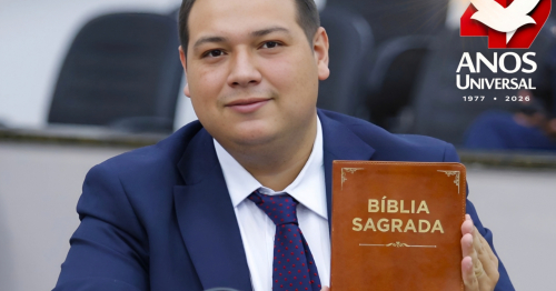 Vereador Guilherme Machado homenageia os 49 anos da Igreja Universal e destaca legado de fé e transformação social na tribuna