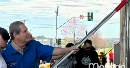 Prefeito Silvio Barros participa da pintura de pichações para garantir mais organização e visibilidade
