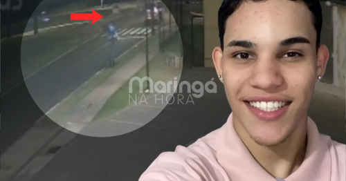 Vídeo mostra exato momento em que jovem com futuro pela frente tem a vida interrompida por motorista embriagado em Maringá