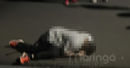 Homem é executado a tiros na Rua Arlindo Marquezini, em Maringá