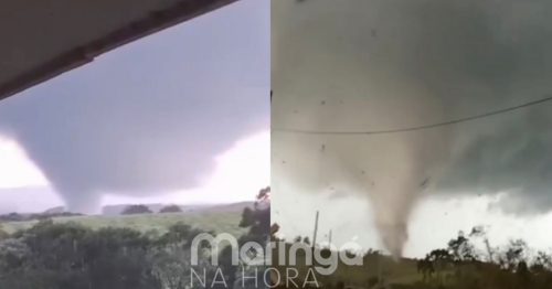 Tornado é confirmado em Piraí do Sul (PR) neste sábado (08); vídeo mostra rastro de destruição
