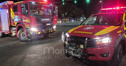 Ciclista sofre ferimentos na cabeça após ser atingido por caminhão em Maringá